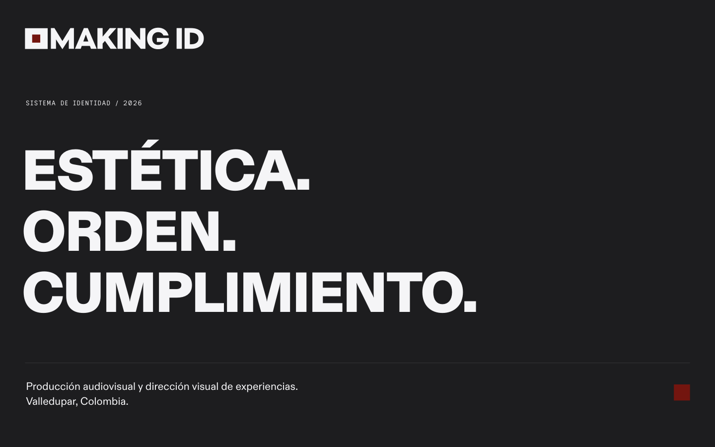 Portada del brandbook