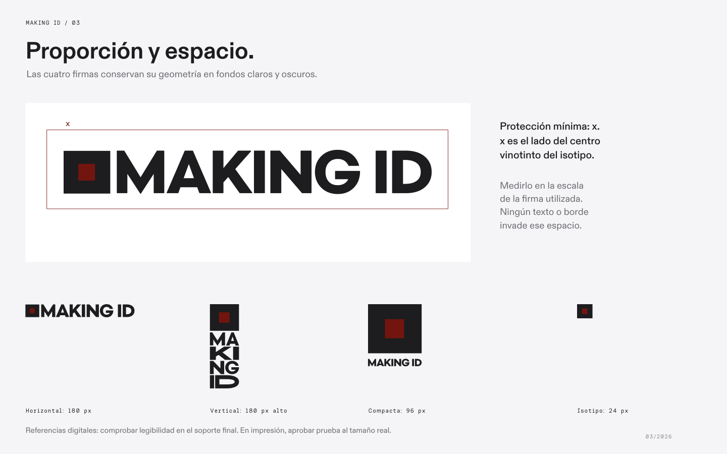 Brandbook de identidad, página 3