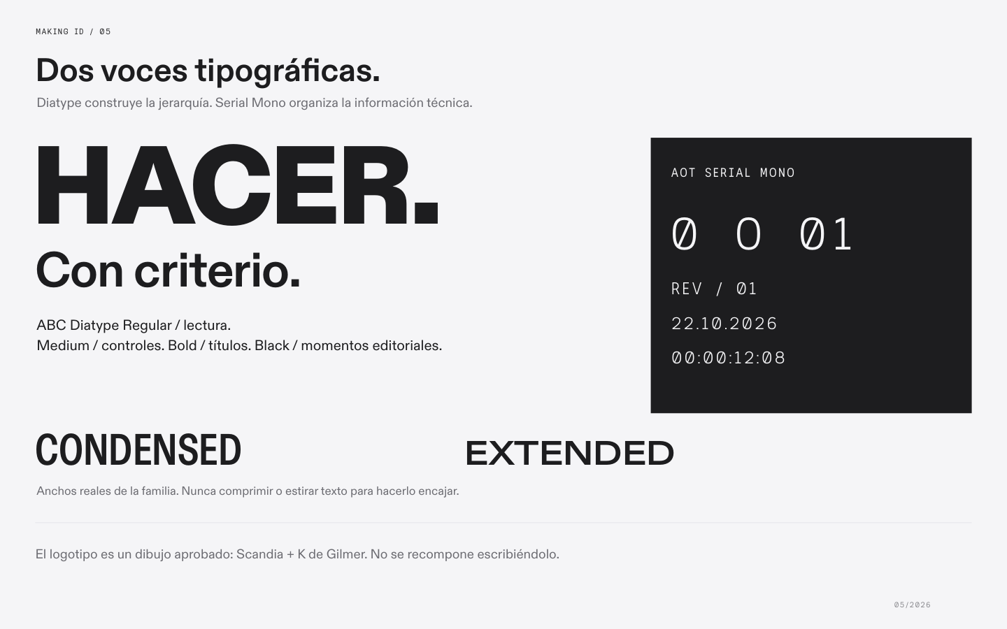Brandbook de identidad, página 5