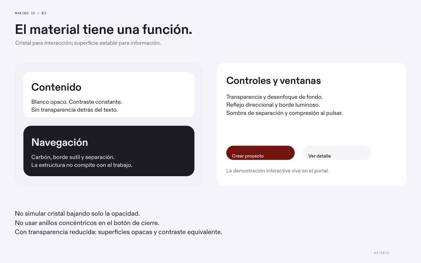 Sistema visual OS, página 3